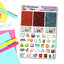 Autumn Whimsy Cottagecore Fall Vertical Planner Kit Stickers