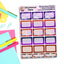 Creepy Cozy Fall Vertical Planner Kit Stickers