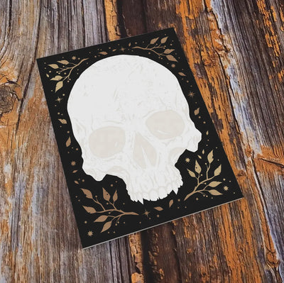 Gothic Skull Notepad