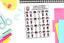 BTS K-Pop Band & BT21 Characters Stickers Sheet