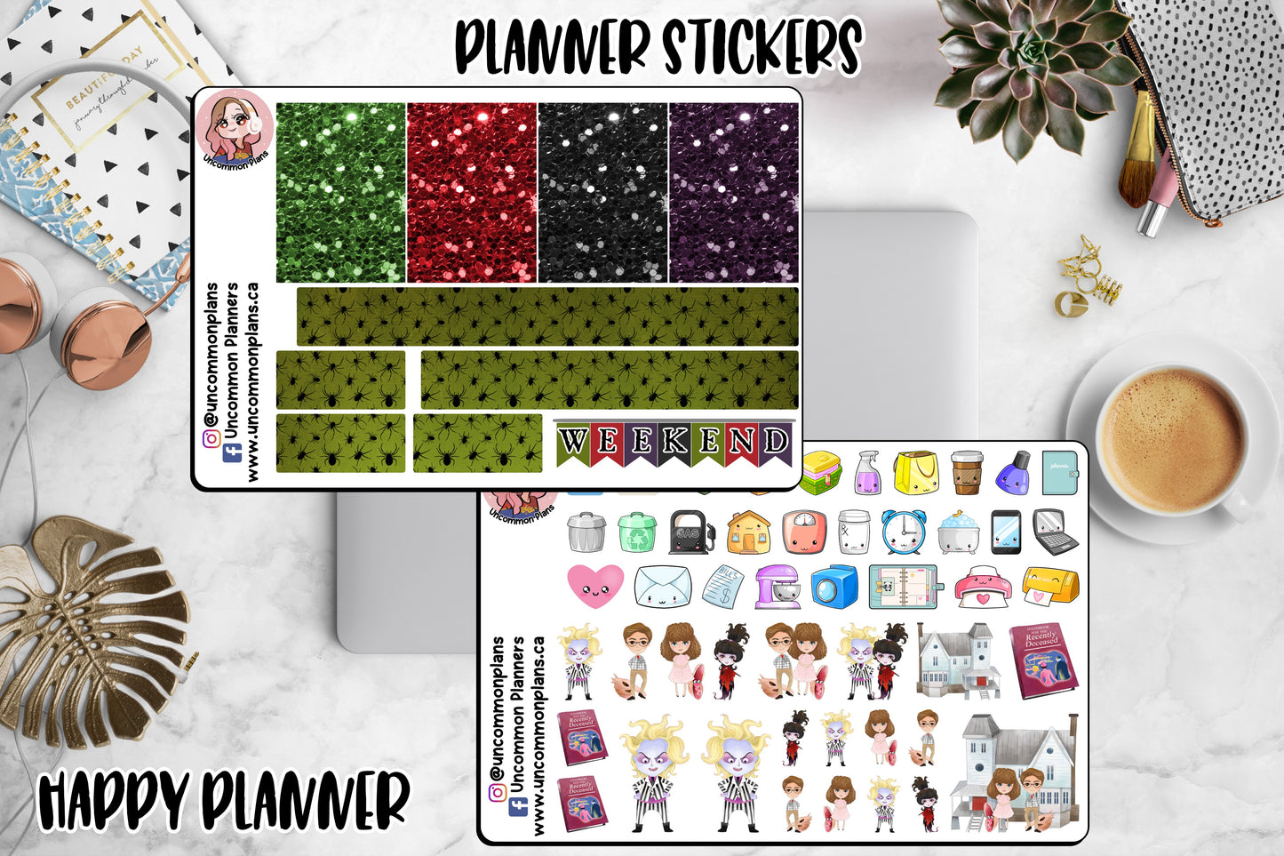 Afterlife Consultant Weekly Kit Happy Planner Stickers