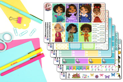 Miracle Family Weekly Kit Happy Planner Stickers