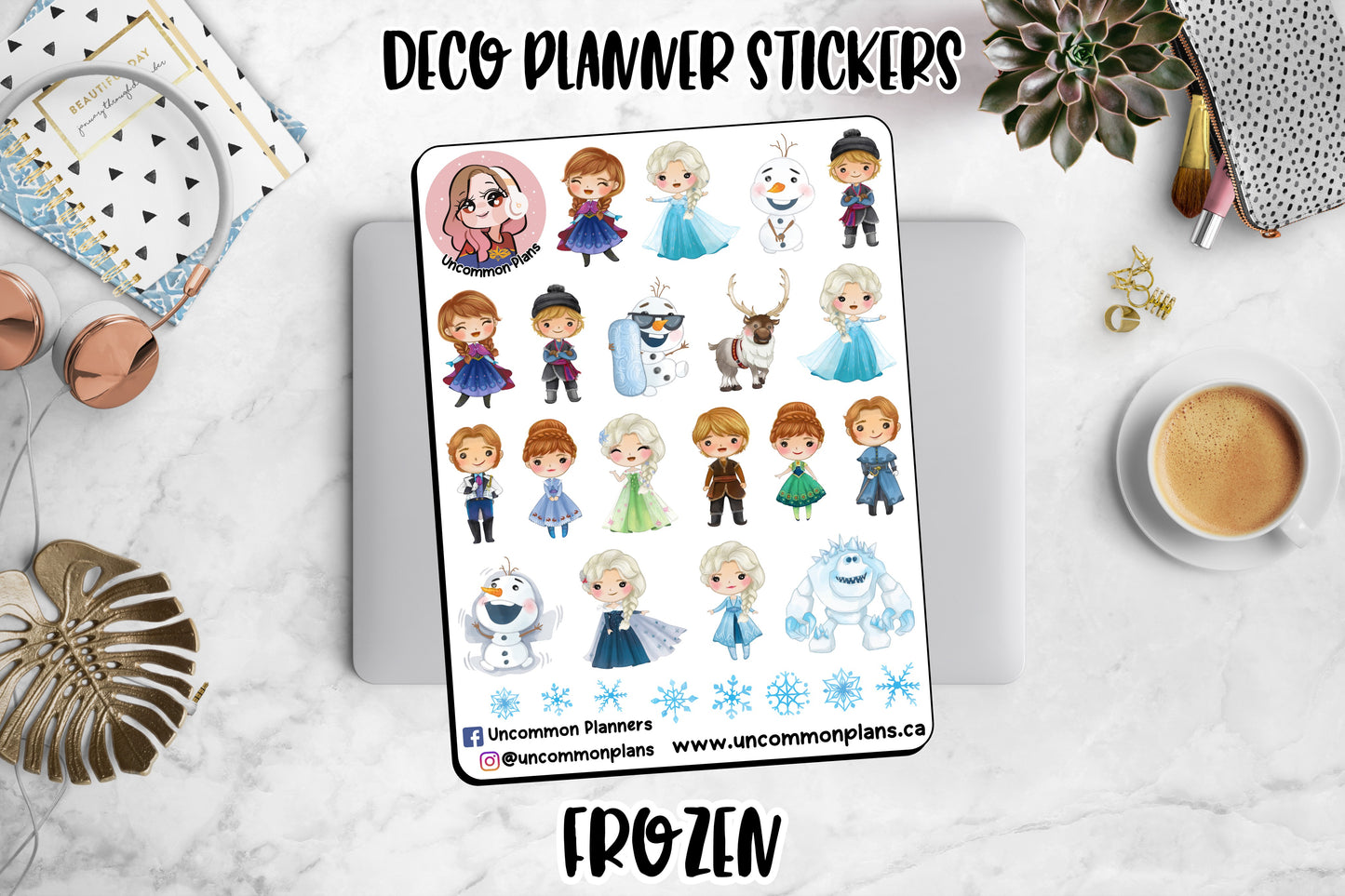 Ice Princess Sisters Stickers Sheet