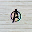 Superhero Team Symbol Holographic Vinyl Decal Sticker