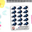 Galaxy Girl Stickers Sheet