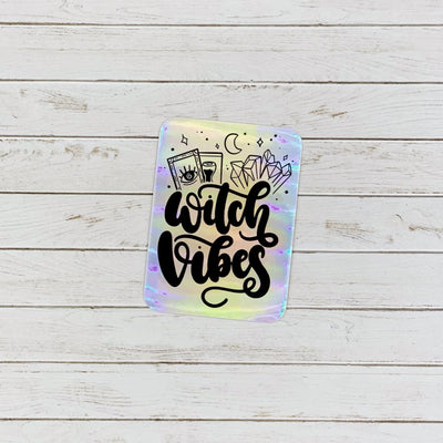 Witch Vibes Holographic Vinyl Decal Sticker