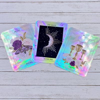 Tarot Cards Holographic Vinyl Decals