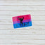 Loki Bi Flag Holographic Vinyl Decal