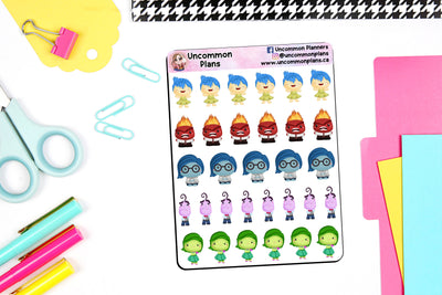 Emotions Mood Tracker Planner Stickers