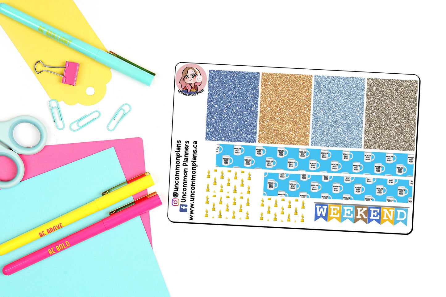 The Office Weekly Kit Happy Planner Stickers
