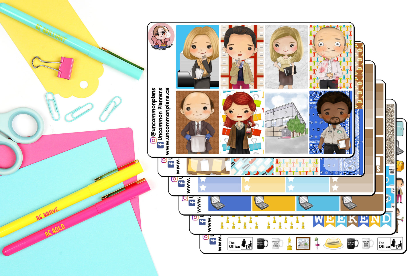 The Office Weekly Kit Happy Planner Stickers