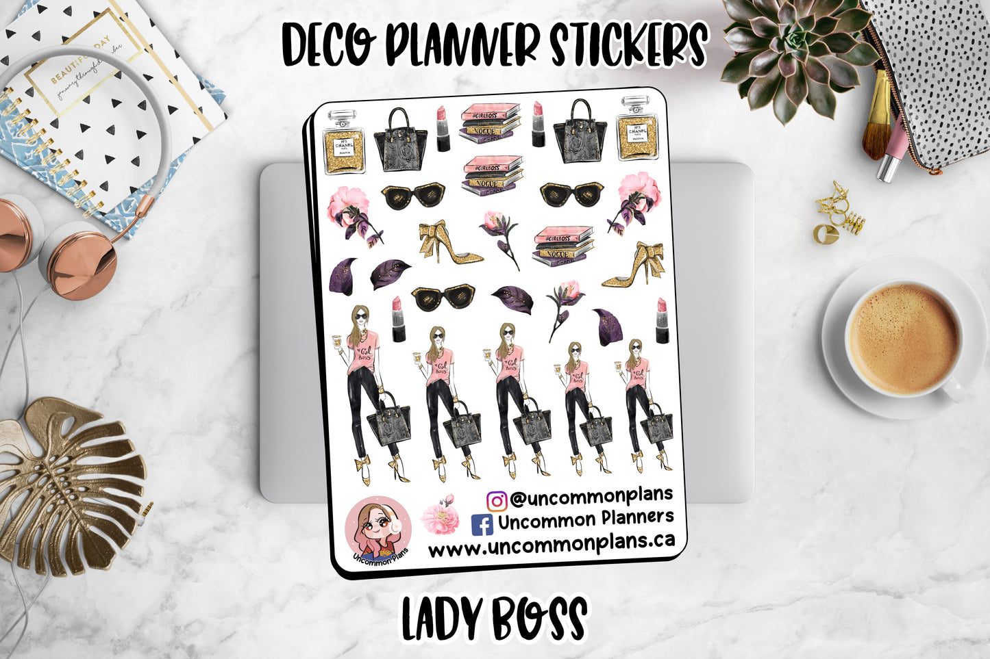 Lady Boss Stickers Sheet