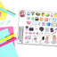 Moon Galaxy Planner Girl Weekly Kit Happy Planner Stickers