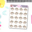 Squirrel Functional Deco Planner Stickers