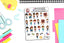 The Upside Down 80s Adventure Kids Stickers Sheet