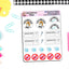 Vaccination Appointment Stickers Sheet