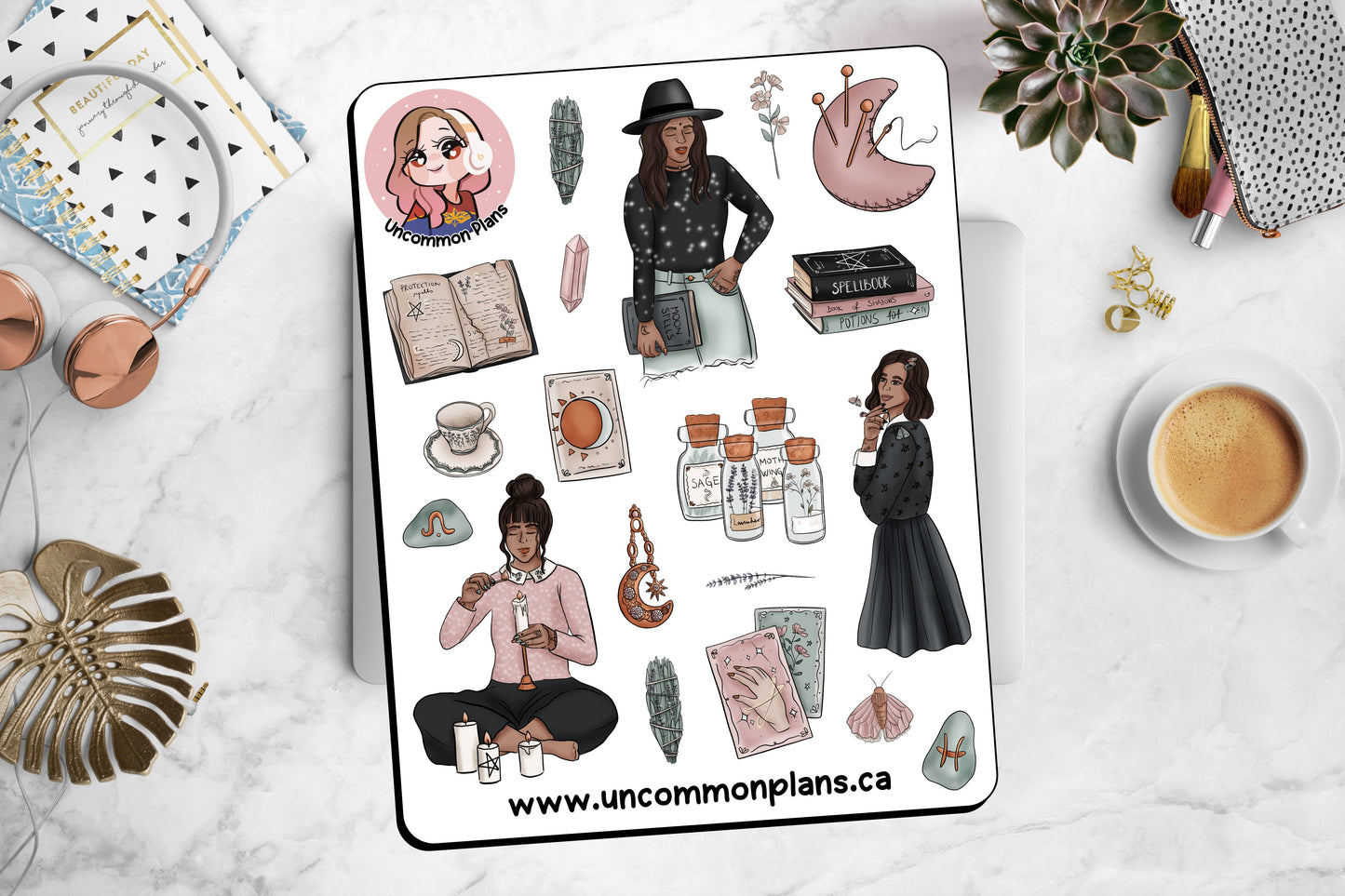 Witches Brew Decorative Planner Stickers