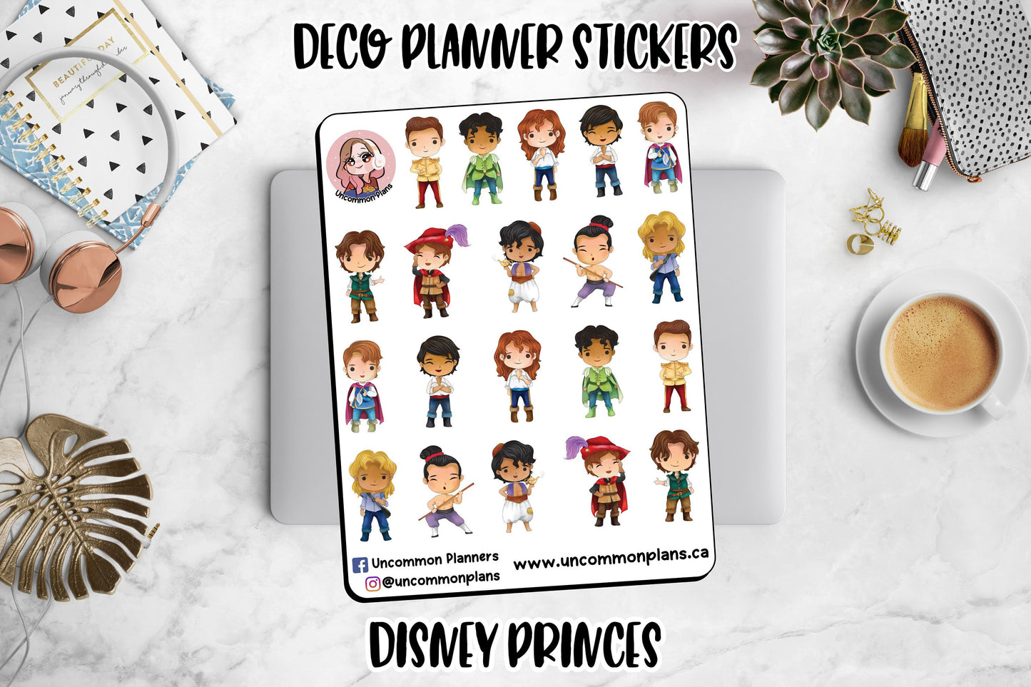 Princes Stickers Sheet