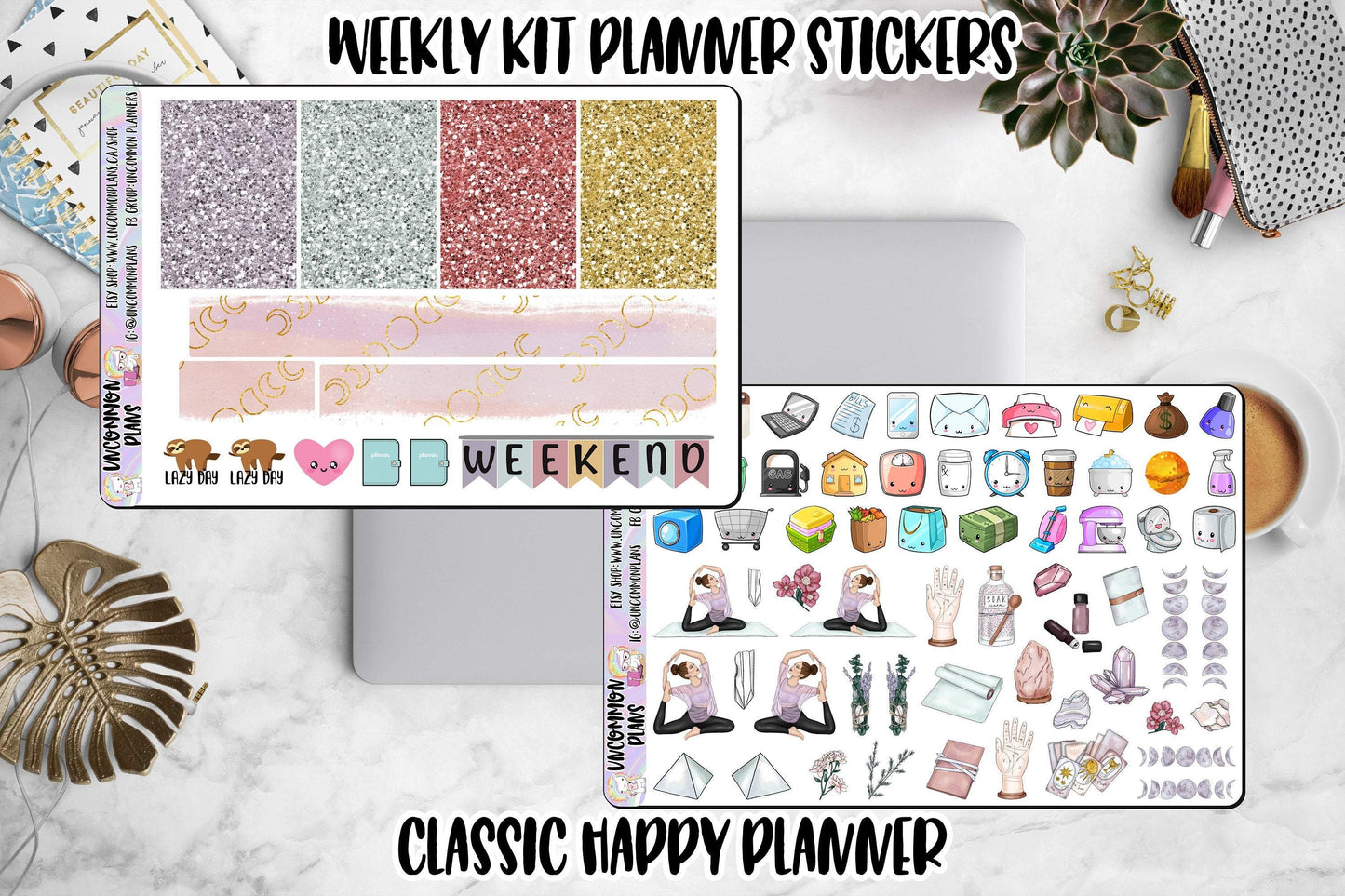 Spiritual Practice Weekly Kit Happy Planner Stickers