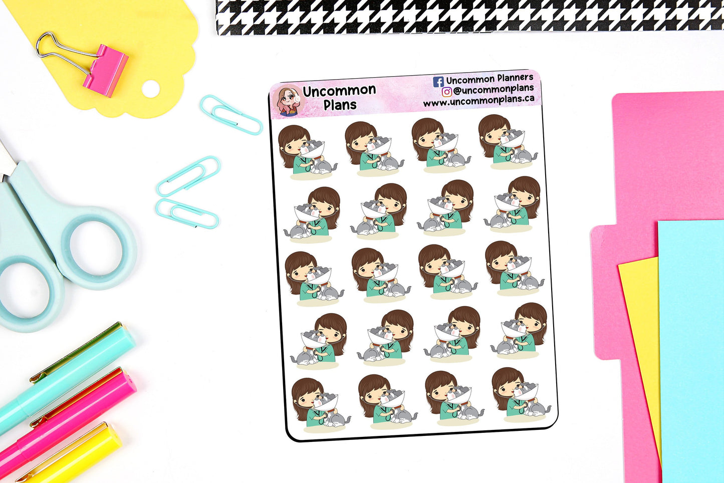 Dog Care Functional Deco Planner Stickers Sheet