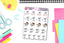 Dog Care Functional Deco Planner Stickers Sheet